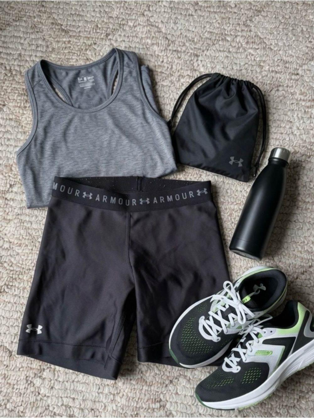 Under Armour Black Athletic Compression Shorts